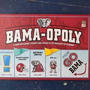 Brand New Bamaopoly manopoly Alabama football game